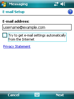 E-mail Setup