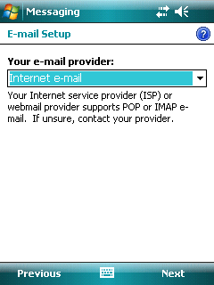 Your e-mail provider