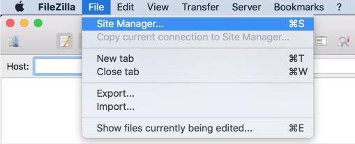 how to use filezilla for mac