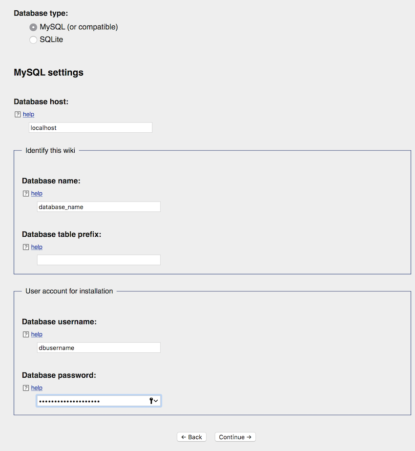 Installing Mediawiki Version 1 31 1 Online Manual Icdsoft