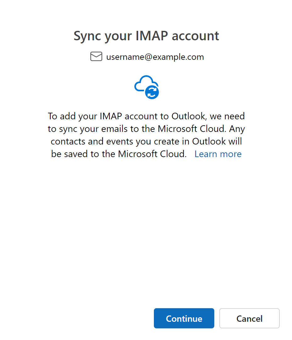 Sync your IMAP