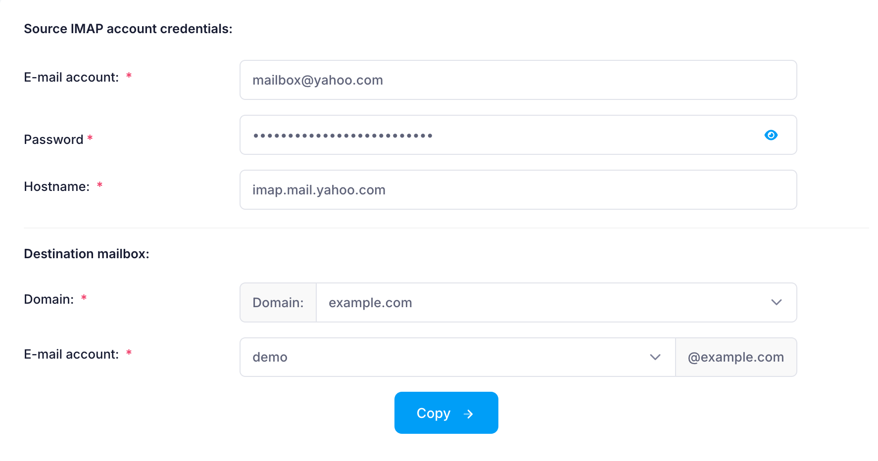 Copy Mailbox