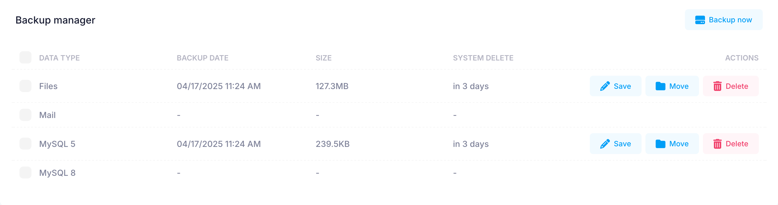 Backups Backups