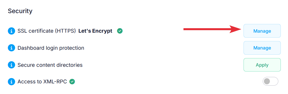 WordPress SSL certificates