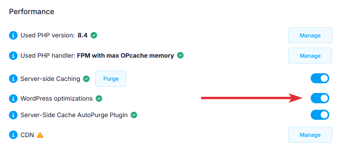 WordPress optimizations
