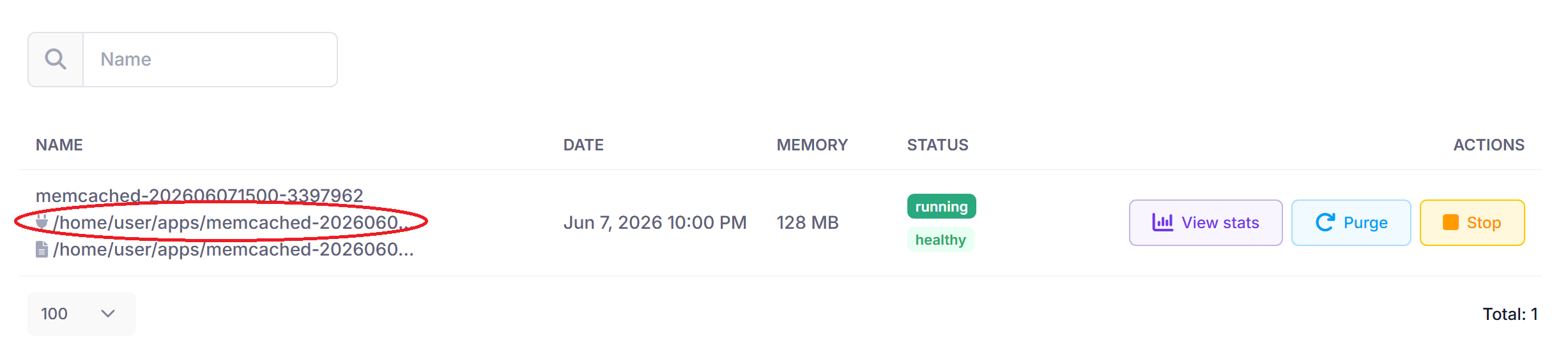 Memcached Socket