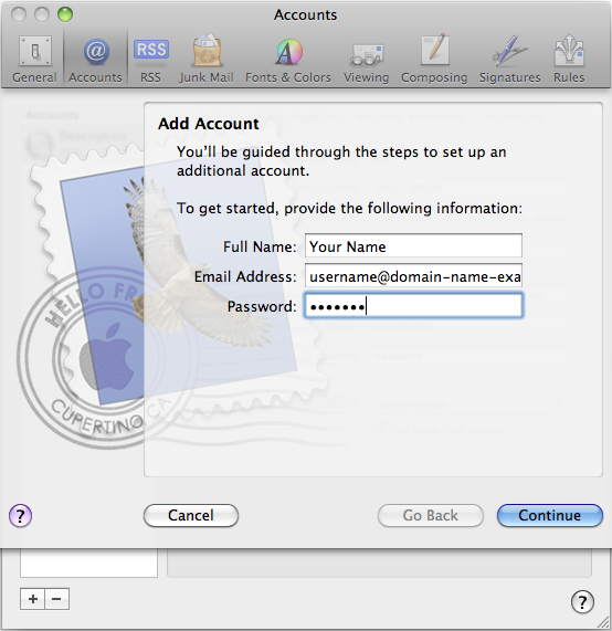 10.12.4 beta mac mail password