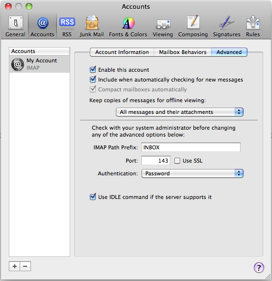 email program for mac 10.6.8