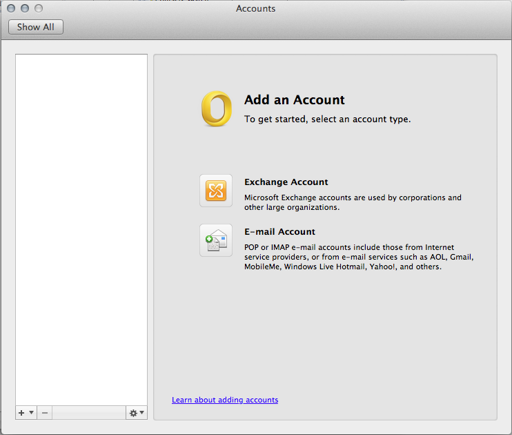 add hotmail to mac mail exchange